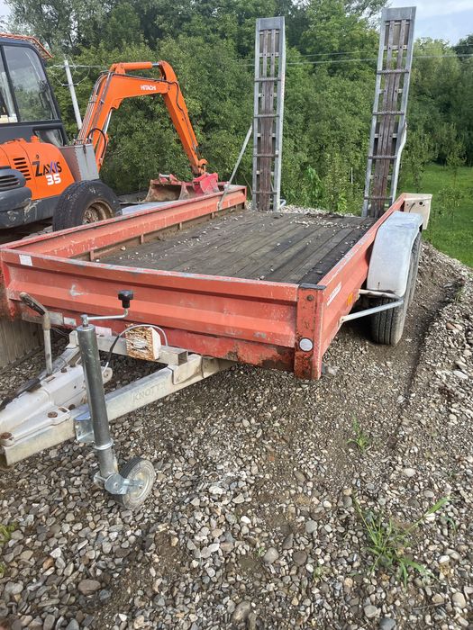 Trailer/remorca transport miniexcavator 3500kg