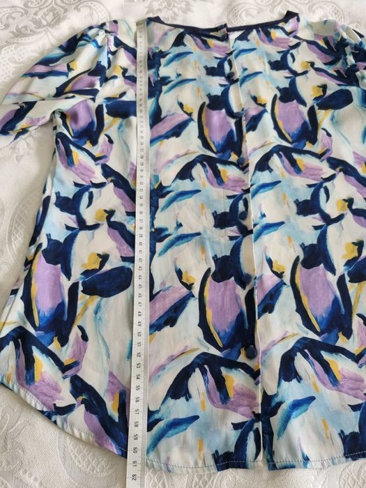 Цветна блуза от вискоза, 44 размер