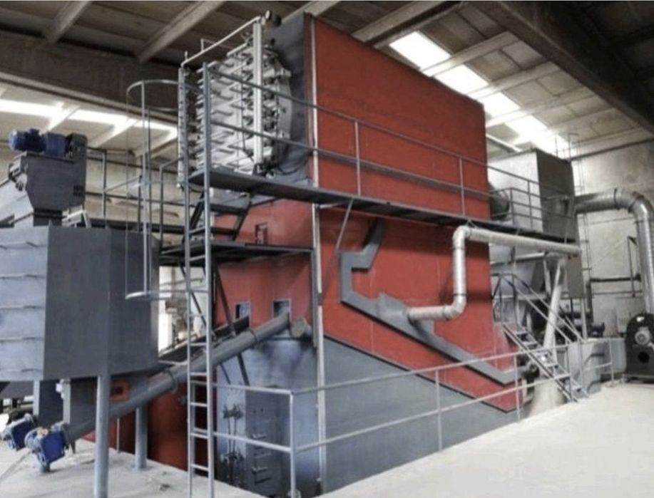 Cazan centrala industiala pe biomasă tocatura lemn