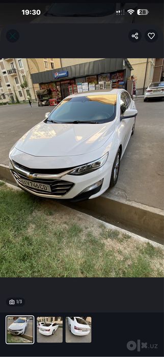 Malibu 2 turbo 17000$ 2020yil