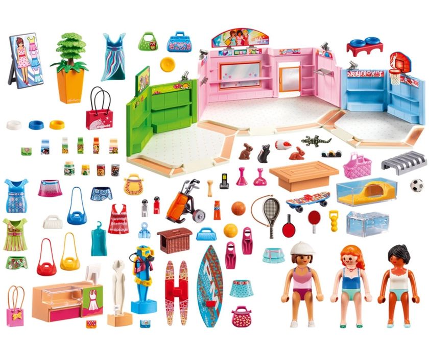 Playmobil - Голям търговски център 3 в 1