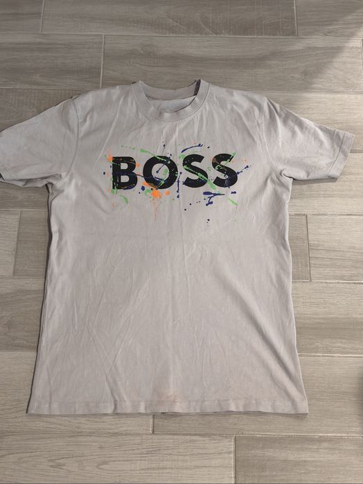 Тениска BOSS сива