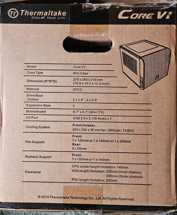 Carcasa Thermaltake Core V1 mini itx