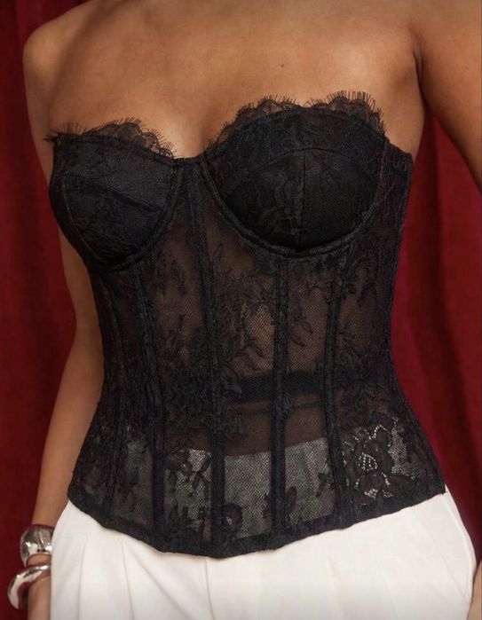 Дамски дантелен корсет