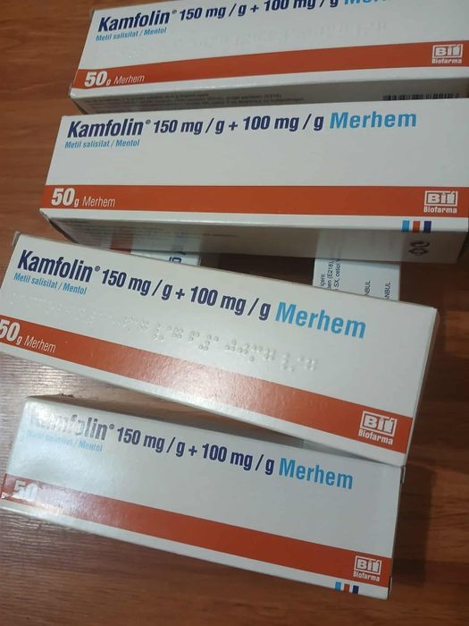 4 buc 100 lei Kamfolin ungunent antireumatic, analgezic...e super bun