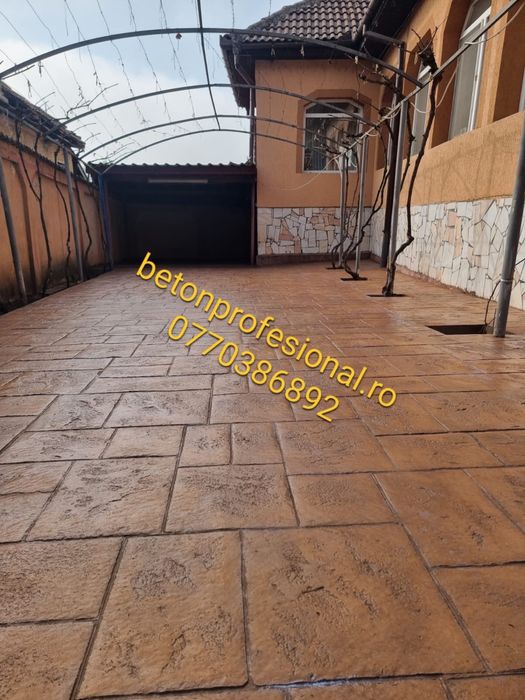 Beton amprentat sol si vertical