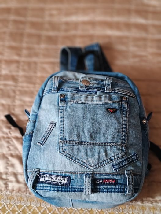 Рюкзак джинсовый