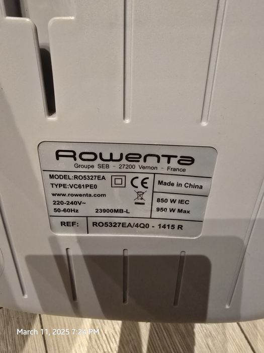 Aspirator Rowenta fără sac