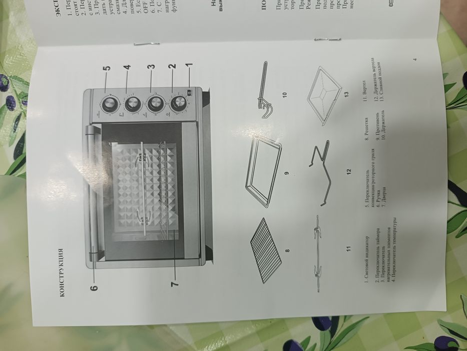 Печь электрическая Gemlux, б/у