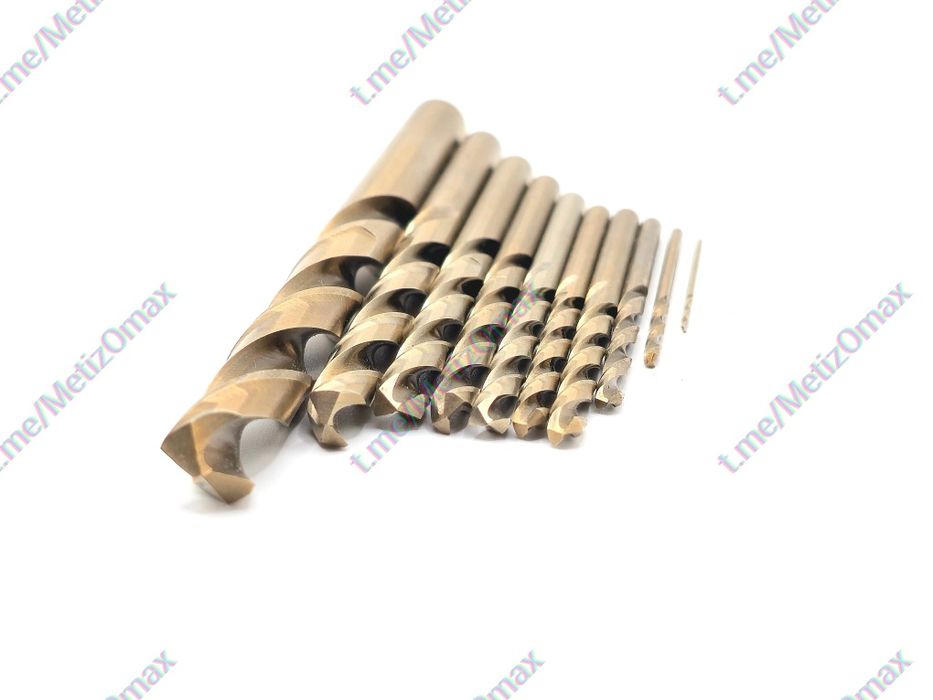 Свёрла по металлу кобальтовое / удлинённое / проточенное