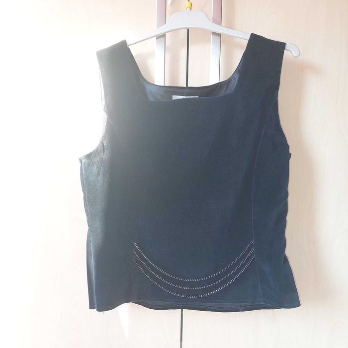 Tope negru de catifea