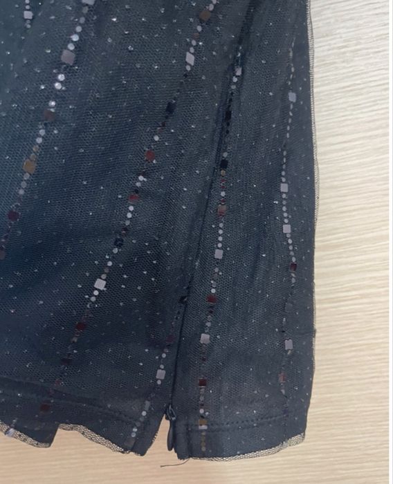 Bluza neagra eleganta dantela tulle Reserved noua cu eticheta M
