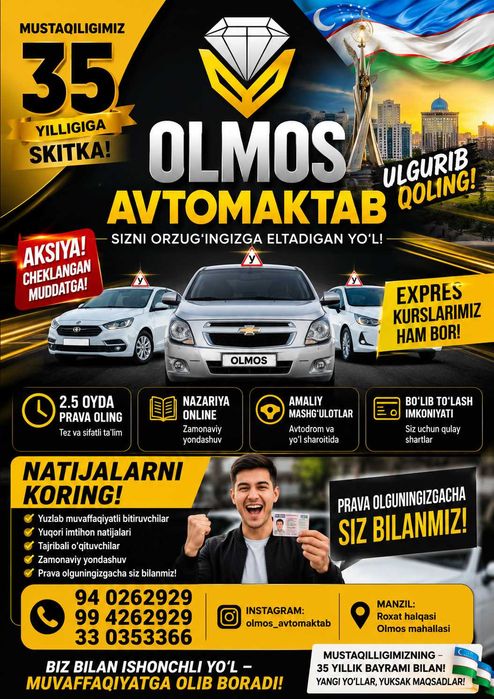 avtomaktab rohat olmos yangiobod prava