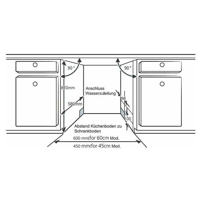 Немска качество -  Съдомиялна за вграждане Respekta GSP 60 V