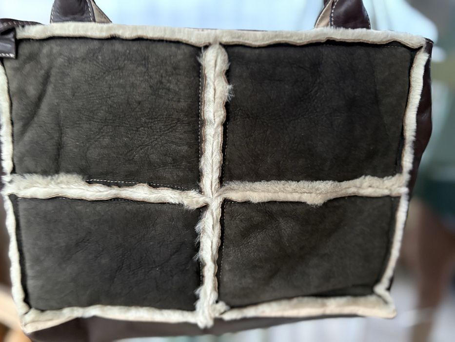 НОВА чанта от естествена кожа