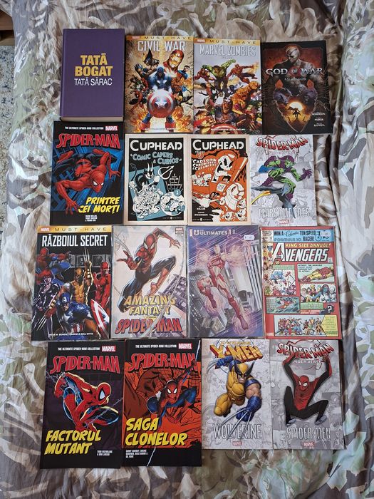 Cărți Reviste Comic Books Marvel Spider-Man etc