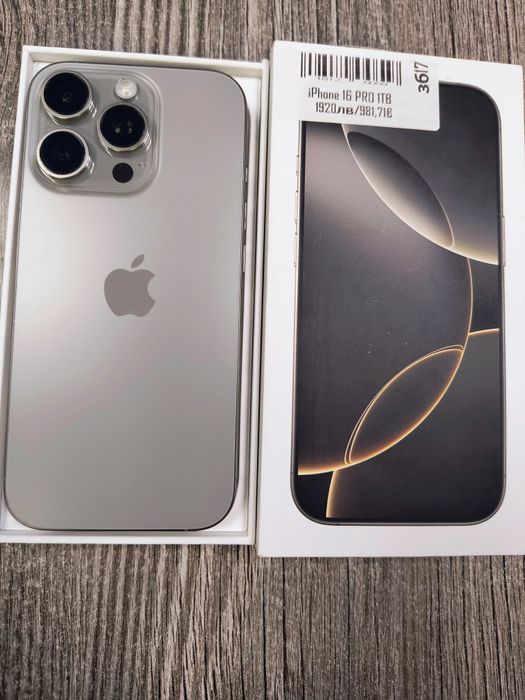 iPhone 16 PRO 1TB / Natural Titanium