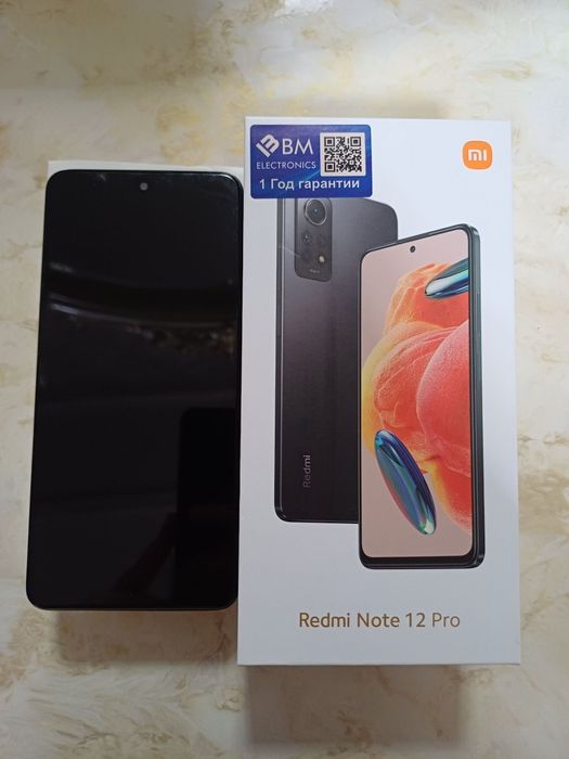 Redmi Not 12 Pro
Xotira: 256 GB
Xolati: yaxshi
Dokument korobka bor