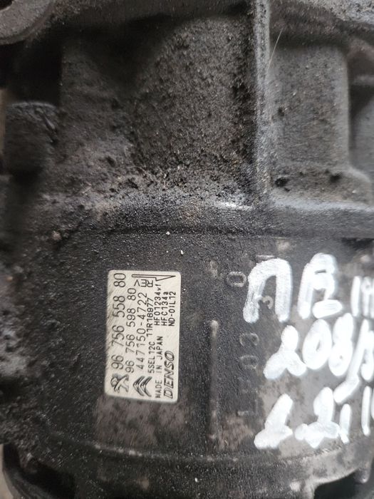 Компресор за климатик за Пежо/Peugeot 208,2008,308 1.2T