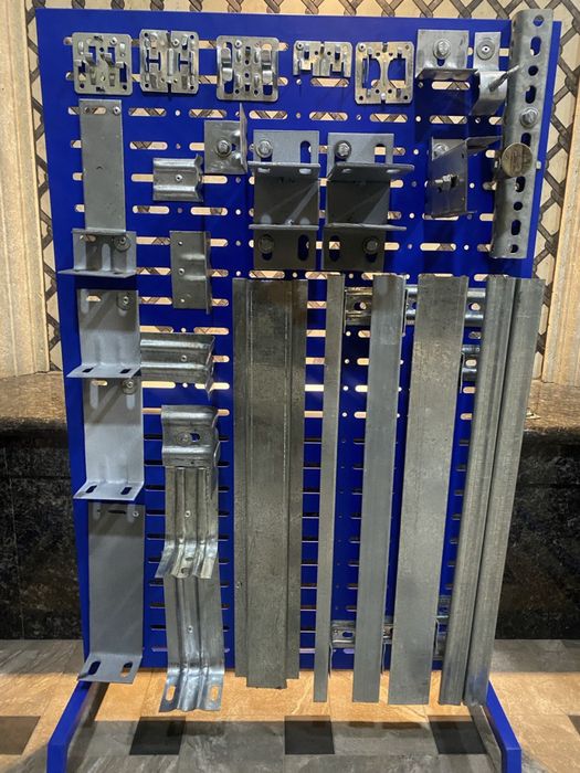 Сухой монтаж (кляммер, кронштейн, профиль для фасада) от производителя