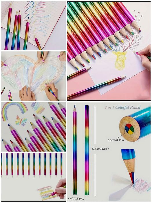 Радужные волшебные карандаши!