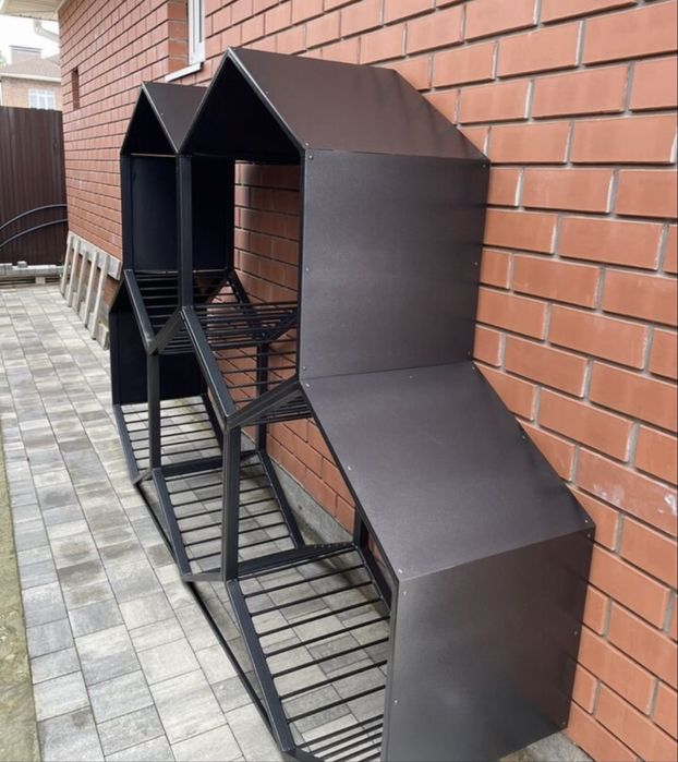 Дровник в стиле ЛОФТ