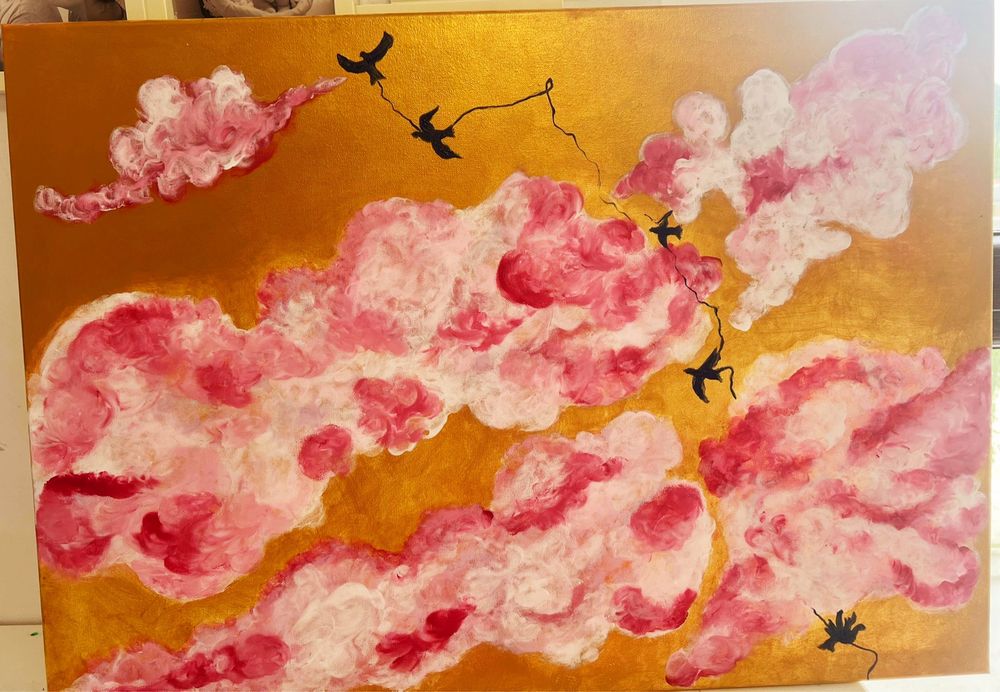 Tablou abstract in acrilic - Unicat