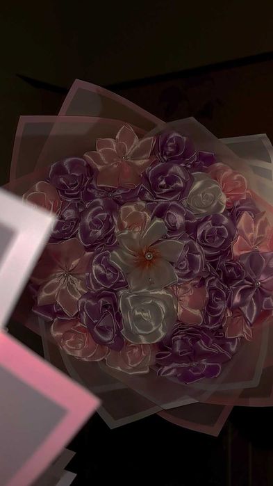 Вечни рози (сатенени) букети