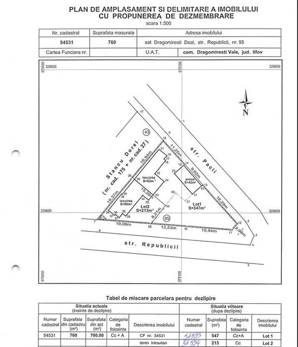 Casă Bătrânească | Teren 547 mp | Dragomirești-Deal