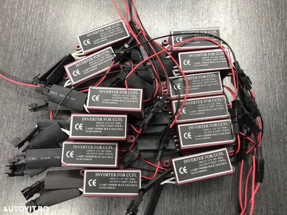 Set Invertor Droser 12V pentru Inele CCFL Angel EYES Universal