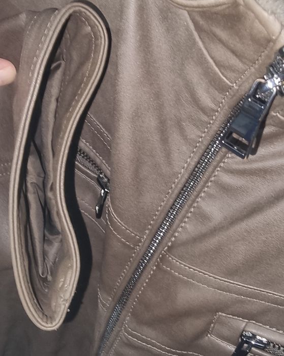 Мъжко пролетно-есенно яке, изкуствена кожа, размер: XХXL