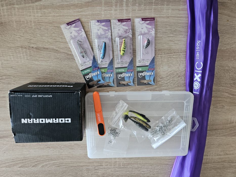 Lanseta si mulineta spinning Delphin