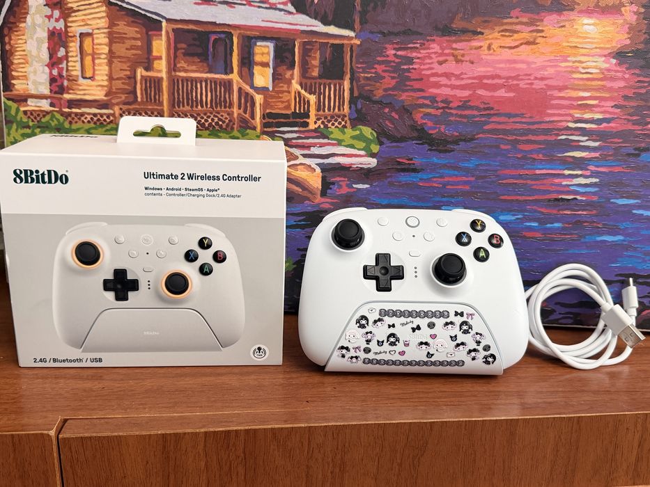 Геймпад 8BitDo Ultimate 2 + чехол,накладки и кейс