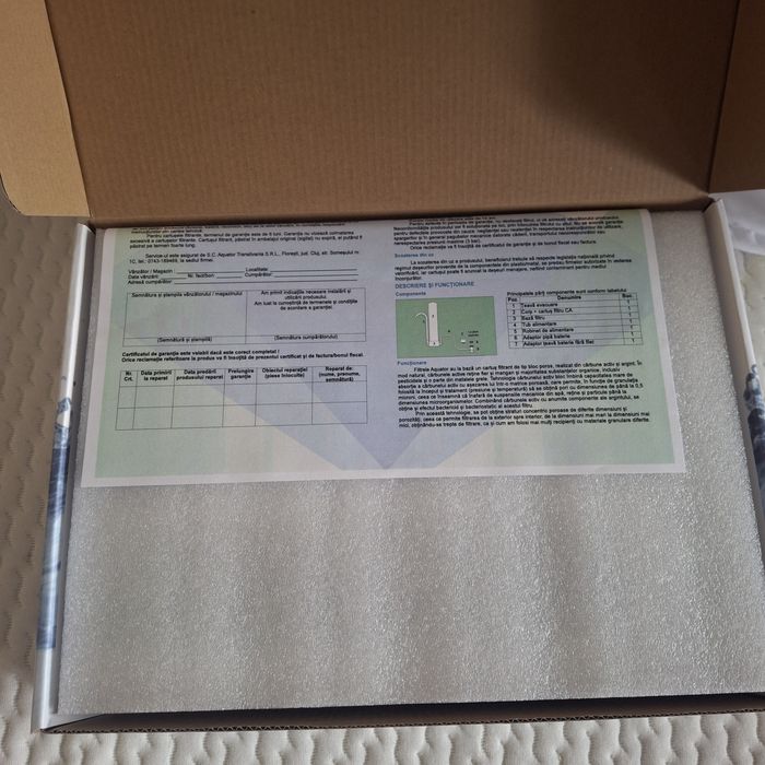 Filtru apa Aquator Compact + rezerva - nou