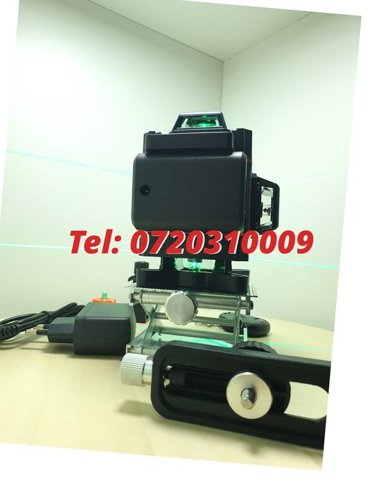 Nivela Laser 4d Visoli 16 Linii Lumina Verde Negrualb
