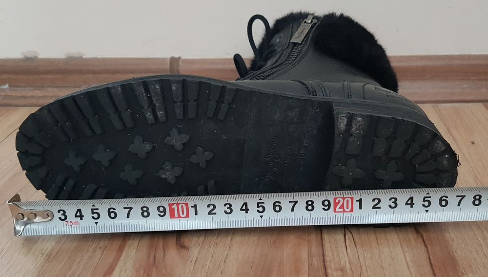 Дамски боти от естествена кожа Pape Jeans рядмер 38