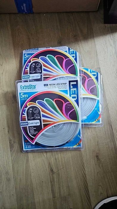 EXTRASTAR LED водоустойчива лента неонова 5 метра 12V 120 светодиода
