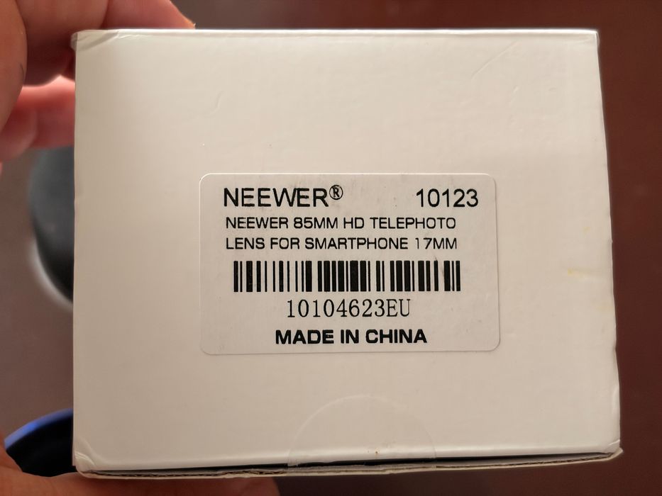 Телефото обектив NEEWER HD 85 мм за телефон 17 мм смартфон iPhone Samsung Cage Case