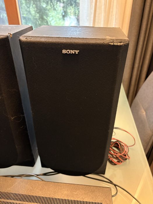 Колони Sony и усилвател Pioneer