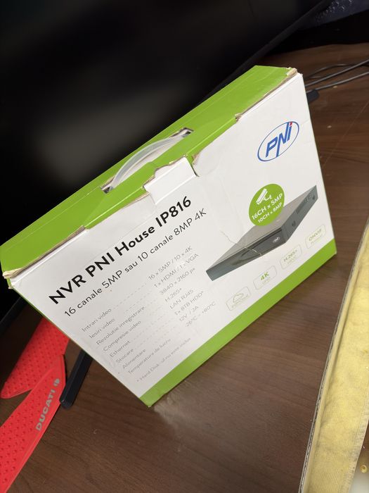 NVR dvr pni ip 816 4k camere wireless