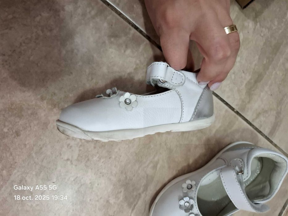 Balerini albi fetite, Bambini, marimea 22