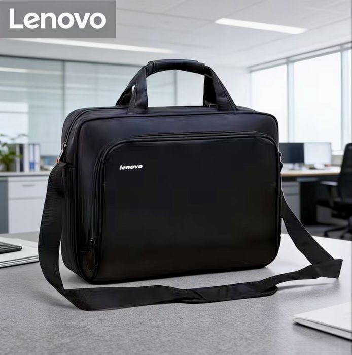 Мъжка платнена, офис бизнес чанта Lenovo - и за лаптоп
