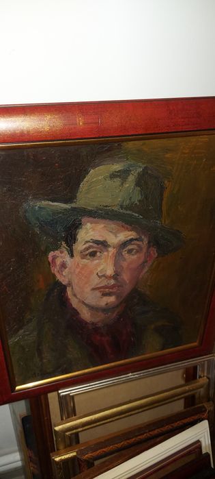 Tablou vechi, ulei, semnat, autor f.cunoscut.