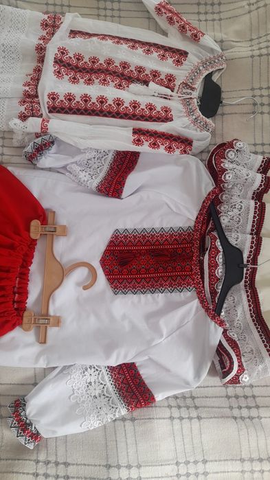 Costum cu motive populare/ camasa și fusta lunga