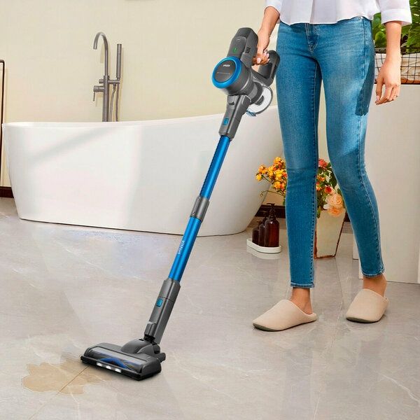 Вертикальный пылесос Kitfort КТ-5175-1 синий