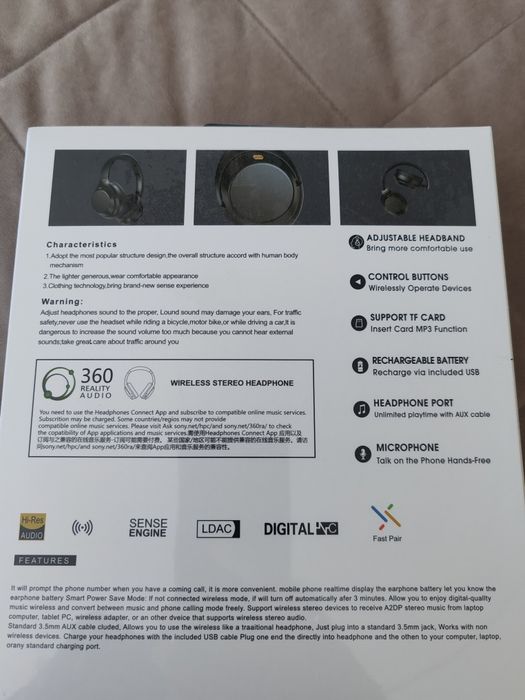 Новый Сони Sony наушники