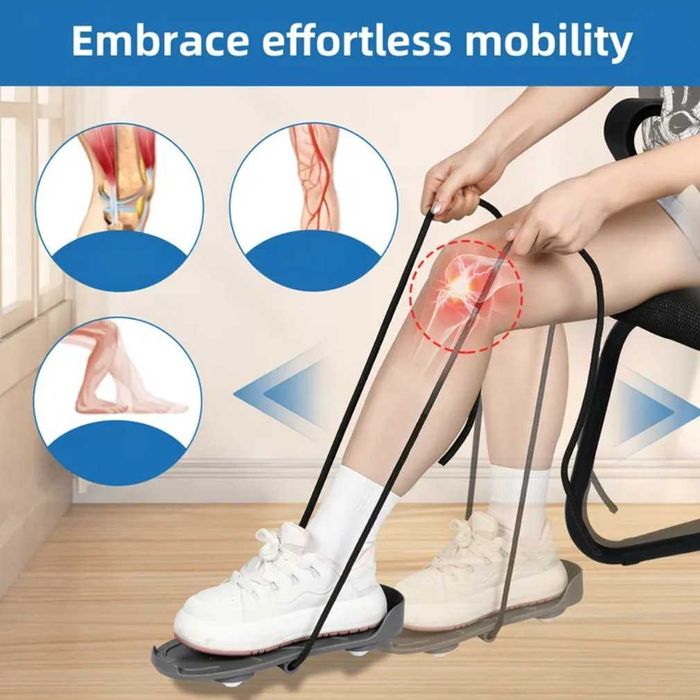 Уред за рехабилитация и раздвижване на коляно след травми и операции