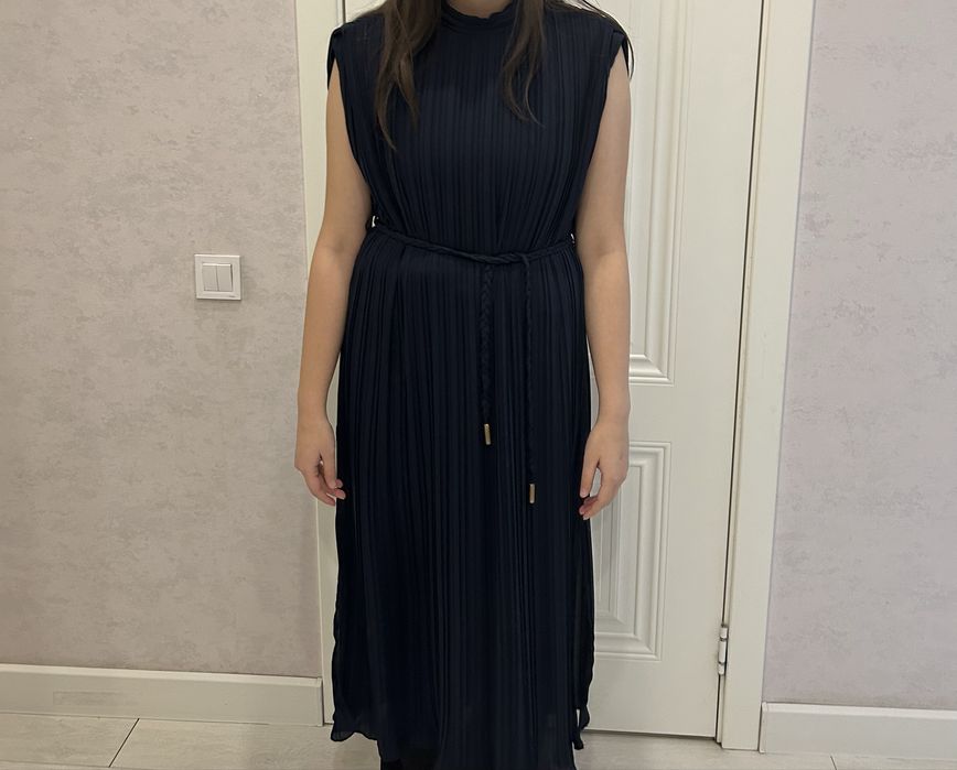 Платья вечернее синего цвета