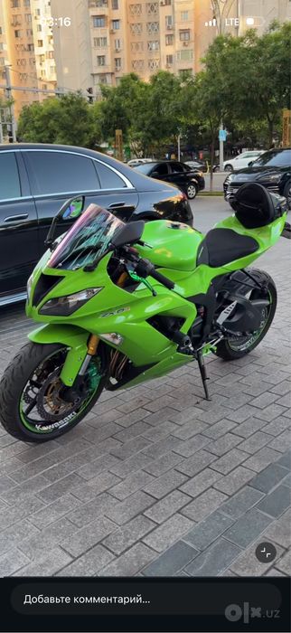 Kawasaki zx6r 600 куб