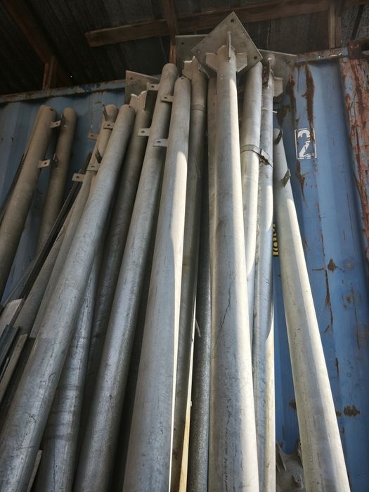 Стойки оцинкованные 3м с площадкой